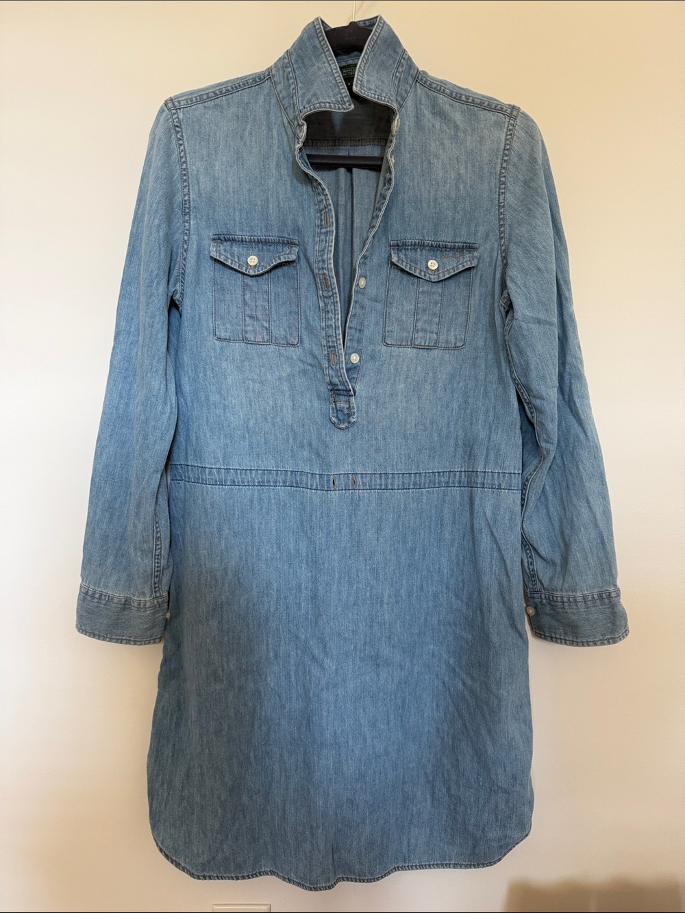 Ralph Lauren Light Blue Denim Shirt Dress